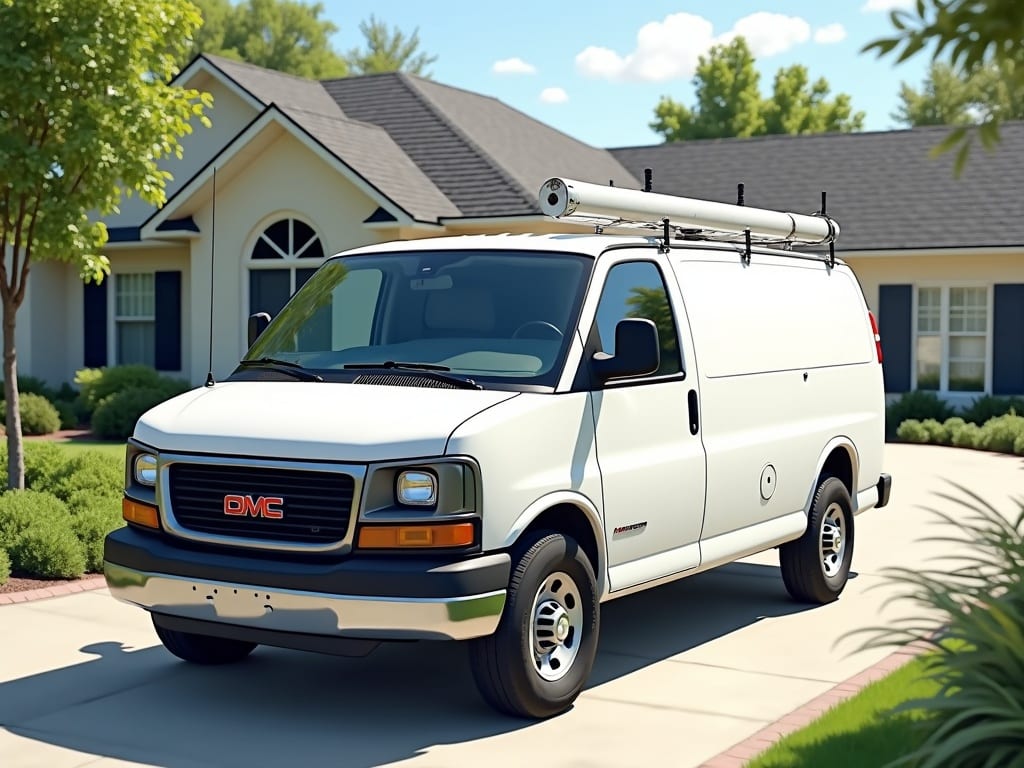 Rapid Air Duct Cleaning team and truck, Irving